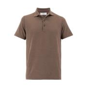 Mauro Ottaviani Polo Shirts Brown, Herr