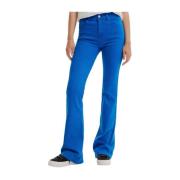 Desigual Flared Jeans Blue, Dam
