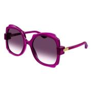 Gucci Trendig solglasögonkollektion Purple, Dam