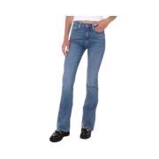 Guess Flared Jeans för Kvinnor Blue, Dam