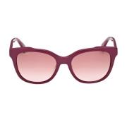 Max Mara Stiliga solglasögon för kvinnor Pink, Dam