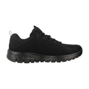 Skechers Stiliga Get Connected Sneakers Black, Dam