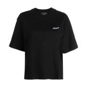 Axel Arigato Svart Honor T-Shirt Black, Dam