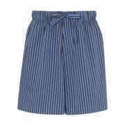 Tekla Casual Shorts Blue, Dam