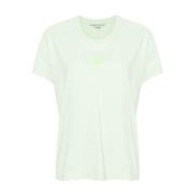 Stella McCartney Logo Vit Crew Neck T-shirt White, Dam