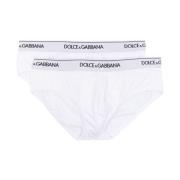 Dolce & Gabbana Vitt underkläder med 3,5 cm klack White, Herr