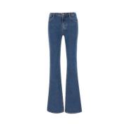 Philosophy di Lorenzo Serafini Blå Flare Denim Jeans med Phi Logo Blue...