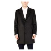 Antony Morato Single-Breasted Coats Black, Herr