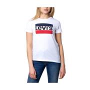 Levi's Klassisk Dam T-shirt White, Dam