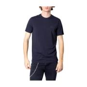 Armani Exchange Blå Herr T-shirt med Rund Hals Blue, Herr