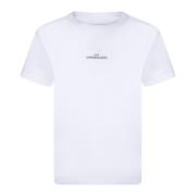 Maison Margiela Vita T-shirts Polos för Män White, Herr