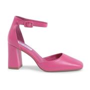 19v69 Italia Rosa Ankelrem Pump med 7cm Klack Pink, Dam