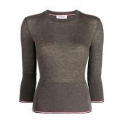 Thom Browne Round-neck Knitwear Brown, Dam