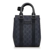 Gucci Vintage Pre-owned Belagd canvas gucci-vskor Black, Dam