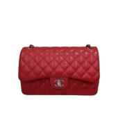 Chanel Vintage Pre-owned Laeder chanel-vskor Red, Dam