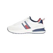 Tommy Hilfiger Läder yttersula löparskor White, Herr