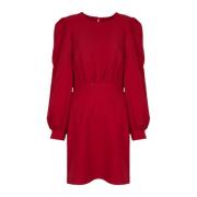 Silvian Heach Elegant Midi Klänning Red, Dam