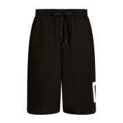 Dolce & Gabbana Svarta Bermuda Shorts Black, Herr