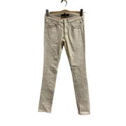 Isabel Marant Pre-owned Pre-owned Bomull jeans Beige, Dam