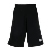 Givenchy Svarta Shorts för Män Black, Herr