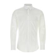 Dolce & Gabbana Stretch poplin skjorta White, Herr