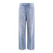 Closed Blå Jeans med Silver Metallknappar Blue, Dam