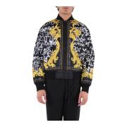 Versace Jeans Couture Graffiti Barocco Jacka Black, Herr