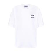 Moschino Vita Logo Print T-shirts och Polos White, Herr