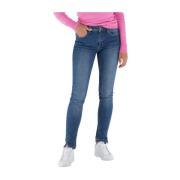 YES ZEE Skinny Push Up Jeans för kvinnor Blue, Dam