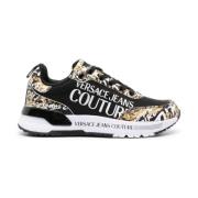 Versace Jeans Couture Logo Space Couture Sneakers Black, Dam