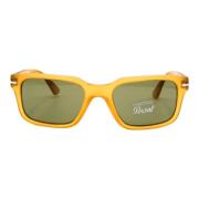 Persol Transparent gul rektangulär solglasögon Yellow, Herr