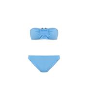 Bottega Veneta Bandeau bikini Blue, Dam