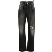 The Attico Grå Jeans med 3,5 cm Klack Gray, Dam