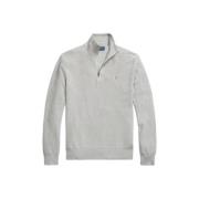 Polo Ralph Lauren Zip Polo Sweater Gray, Dam