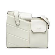 Fendi Vintage Pre-owned Laeder crossbodyvskor White, Dam