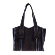 Chloé ‘Mony Medium’ mocka shopper väska Blue, Dam