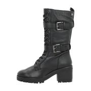 Mtng Lace-up Boots Black, Dam