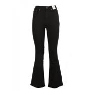 Levi's Flared Jeans Black, Dam