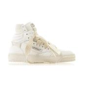 Off White Mode Sneakers för Kvinnor White, Dam