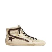 Golden Goose Slide Sneakers med Glitter Stjärnapplikation Multicolor, ...