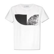IRO Aloi tryckt T-shirt White, Dam