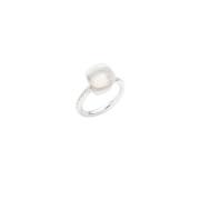 Pomellato Klassisk Nudo Ring - Vitguld, Diamant White, Dam
