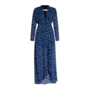 IRO Nollie klänning med blommigt mönster Blue, Dam