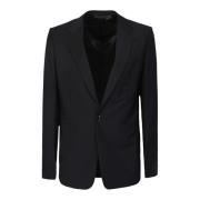Givenchy Klassisk Svart Blazer med Modern Twist Black, Herr
