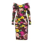 Dolce & Gabbana Klänning med blommigt mönster Multicolor, Dam