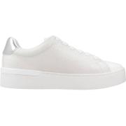 Liu Jo Silver Glam Sneakers White, Dam