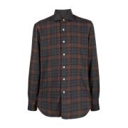 Barba Casual Shirts Gray, Herr