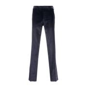 Canali Stretch Corduroy Byxor Blue, Herr