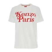 Kenzo Vit bomull T-shirt White, Dam