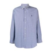 Ralph Lauren Stretch Oxford skjorta Blue, Herr